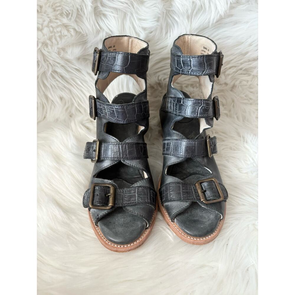 FREEBIRD BY STEVEN Quail Sandals in Black Multi 10 - Picture 11 of 12